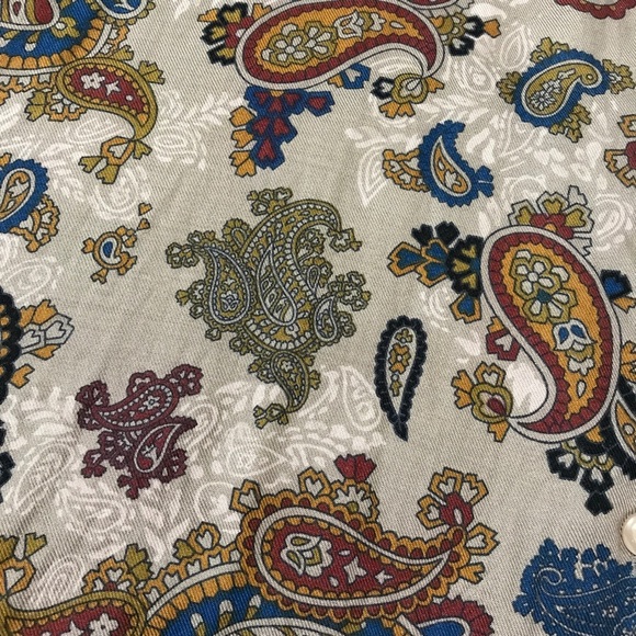 Pendleton Vintage Paisley Top Long Sleeve Brown Multicolor Pit to Pit 20” - Picture 15 of 15